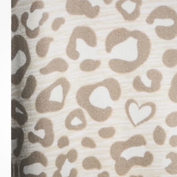 Derek Heart Animal Crystal Print Pajama Set Large NEW - Picture 5 of 7